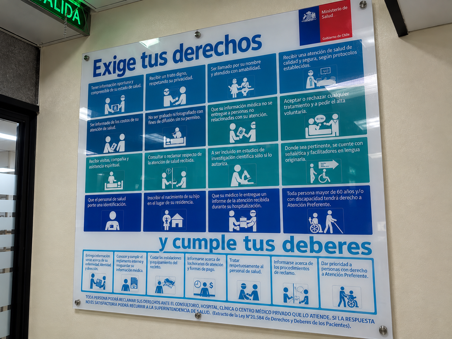 Señal Derechos y deberes